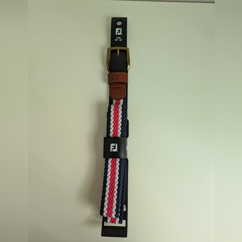 FootJoy Navy and Red Men's Belt
